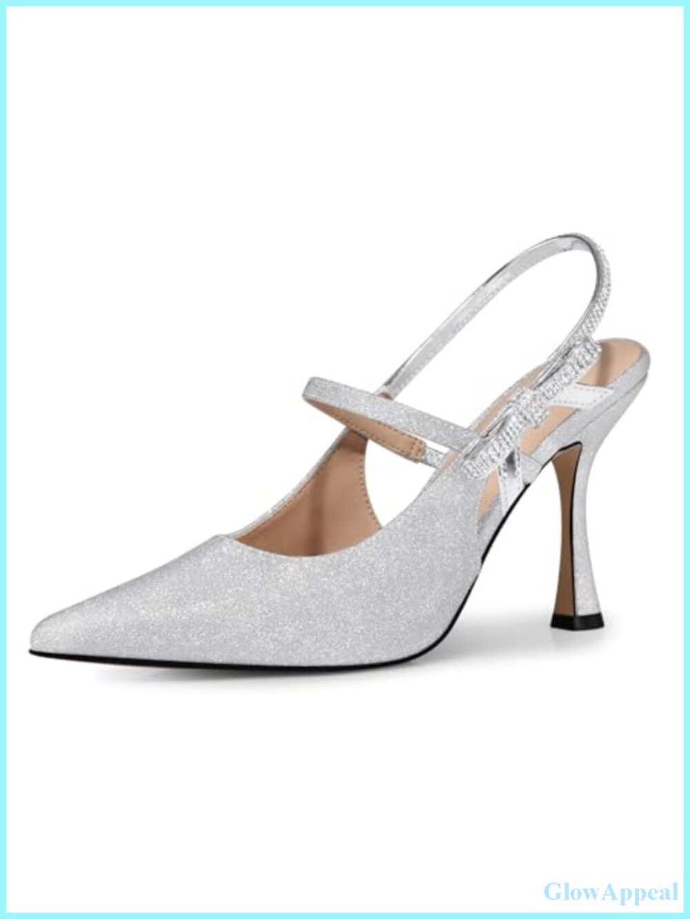 Rhinestone bow kitten heel pumps 3.8" ankle strap